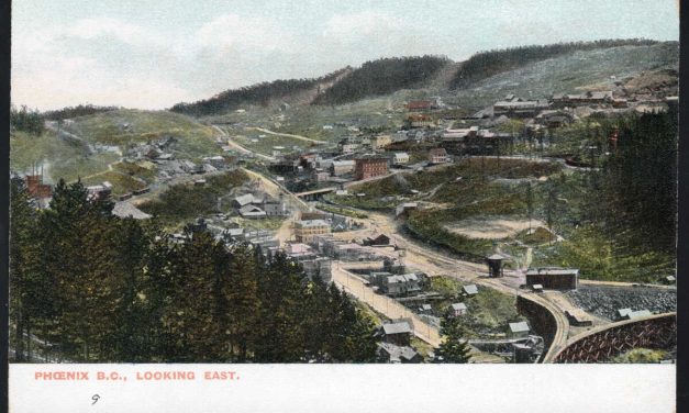Phoenix, B.C. unmailed McRae Bros & Smith colour Postcard
