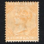 Bermuda #3 Fine Unu 1873 3d Victoria