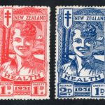 New Zealand #B3-B4 F/VF Unu 1931 Laughing Boy Semipostal Set