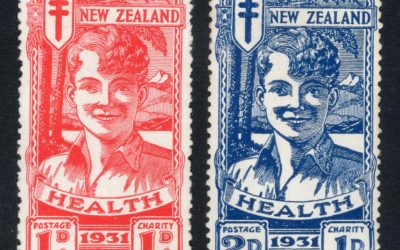 New Zealand #B3-B4 F/VF Unu 1931 Laughing Boy Semipostal Set