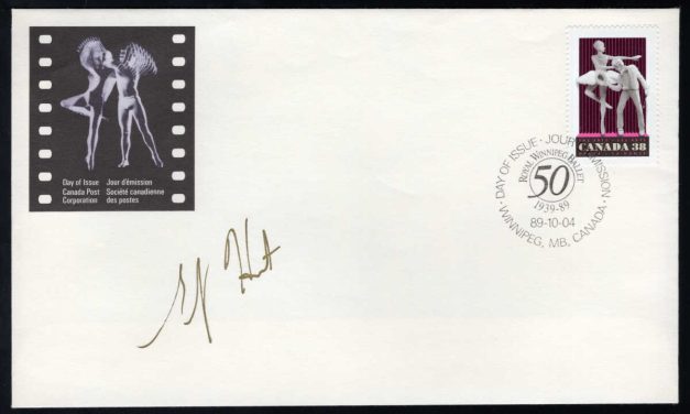 Royal Winnipeg Ballet #1252 Dancer Evelyn Hart signed 4 Oct 1989 38c FDC