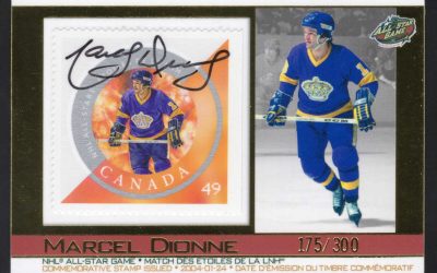 Marcel Dionne Autographed. 2004 49c Canada Post Stamp Card #175/300