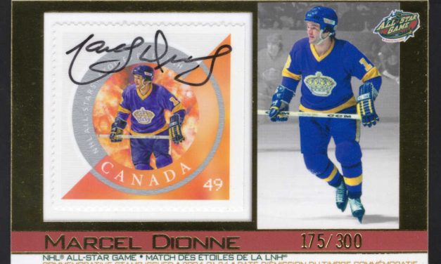Marcel Dionne Autographed. 2004 49c Canada Post Stamp Card #175/300