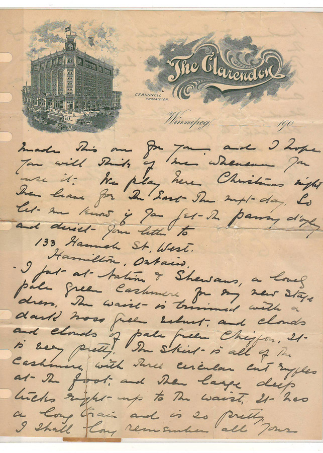 Page 2 of Pauline Johnson letter