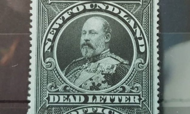 Newfoundland #OX2i 1905 Watermarked LINE(N)