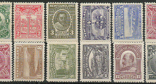 Newfoundland #87-97 F/VF Mint 1910 Guy Set incl NH (12)