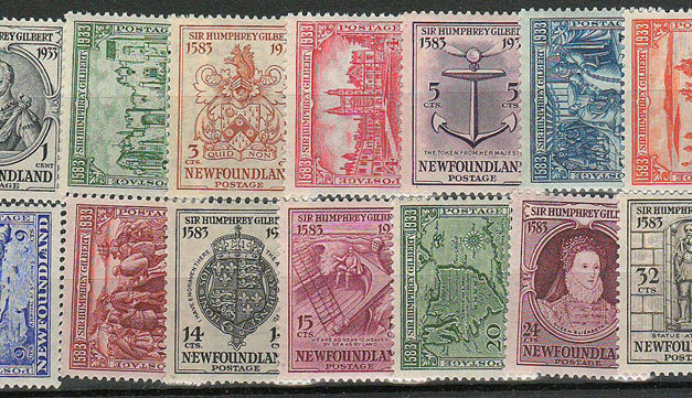 Newfoundland #212-225 1933 Gilbert Set (14)