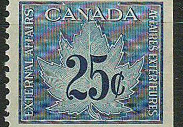 Canada #FCF1 VFNH 1949/71 25c Consular Fee
