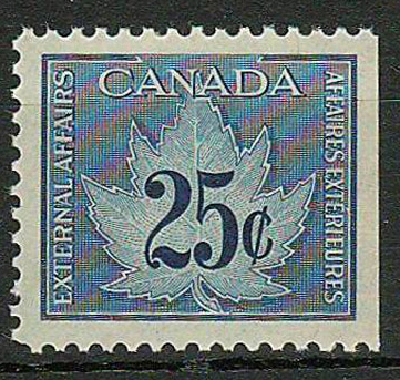Canada #FCF1 VFNH 1949/71 25c Consular Fee