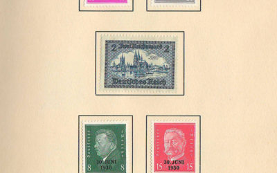 Germany #367/B48 1933 U.P.U. Ottawa Conference