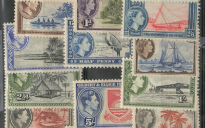 Hong Kong #178-179 Mint 1948 Royal Silver Wedding Set