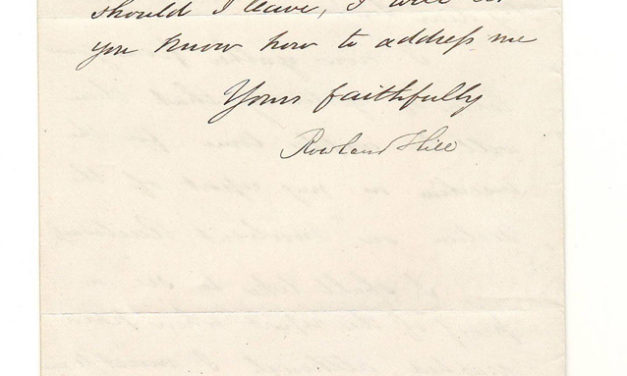 Sir Rowland Hill 20 Apr 1867 signed Letter