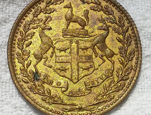 Hudson’s Bay Company 1854 1/4 Made Beaver Token