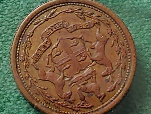 H.B.C. 1857 1/8 Made Beaver Eastmain Token