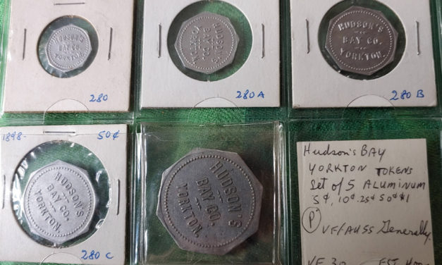 Hudson’s Bay Company 1898/1918 Yorkton 5-token Set