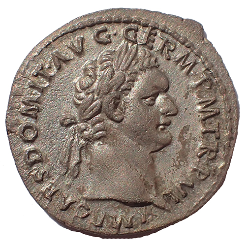 obverse, bust of Domitian