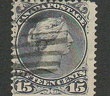 Canada #30c Fine Used 15c Thick Paper Variety