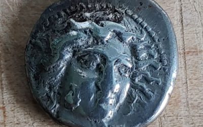 Greece/Caria, Rhodes 400-363 BC Silver Didrachm 