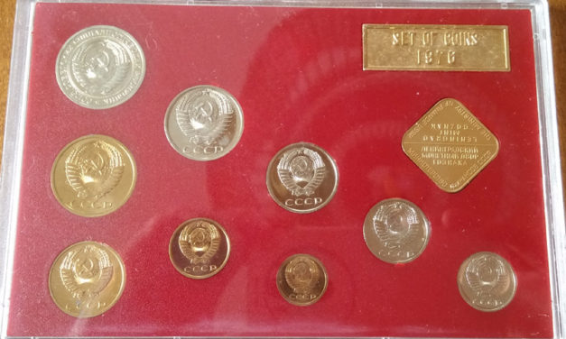 Russia BU 1976 9-coin Leningrad Mint Set