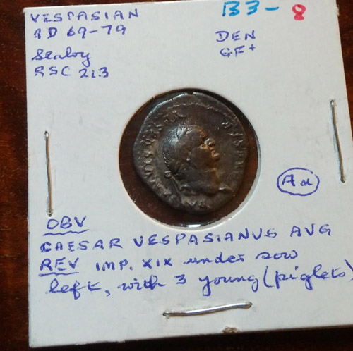 bust of Vespasian