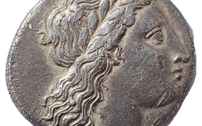 Bruttium circa 330-300 BC Kroton Stater w/ Apollo
