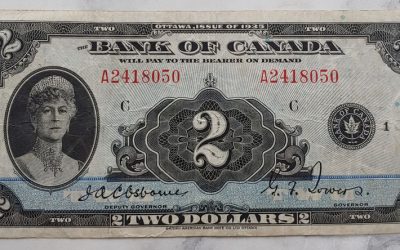 Bank of Canada Fine+ 1935 Commemorative $25 Banknote