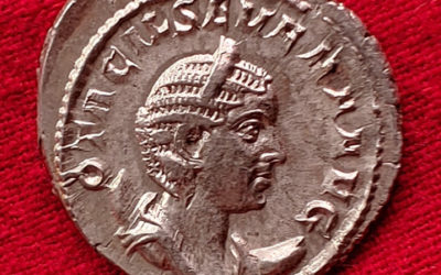 Otacilia Severa 244-249 AD Silver Antoninianus w/ Pietas