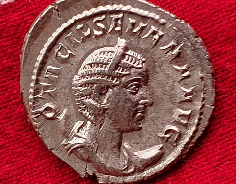 Otacilia Severa 244-249 AD Silver Antoninianus w/ Pietas
