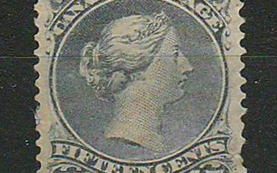 Canada #30iii 15c Pawnbroker Variety