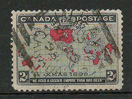 Canada #86 25 Dec 1898 First Day Halifax Square Circle Cancel