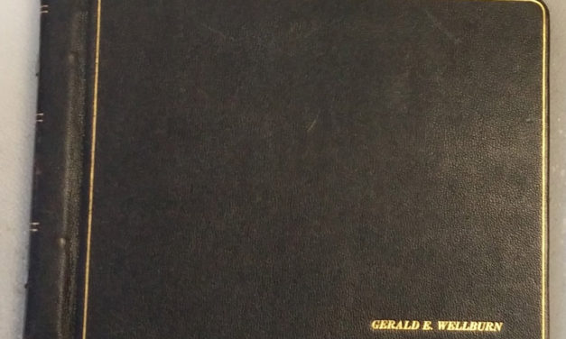 Gerald Wellburn’s Fraser River Gold Rush album binder by Roedde in Vancouver