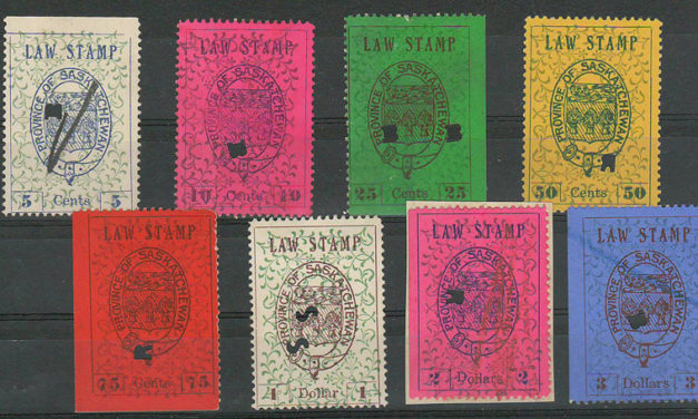 Saskatchewan #SL13-Sl20 1907 Law Set (8)