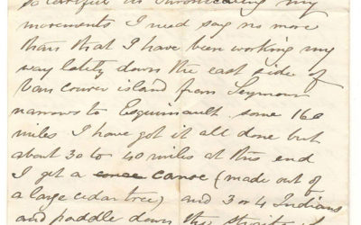 Victoria, B.C. 26 Dec 1872 4-page Marcus Smith Letter to his wife