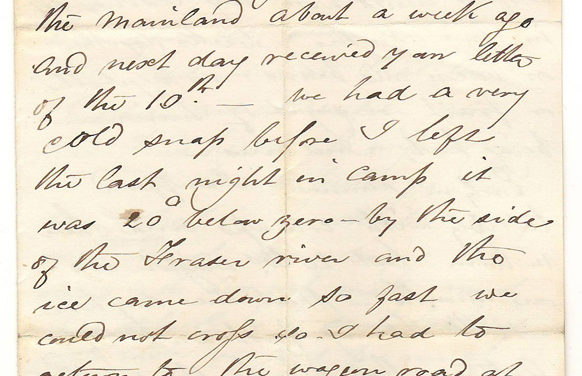 Victoria 5 Dec 1872 2-page 4-sided Marcus Smith Letter to his wife