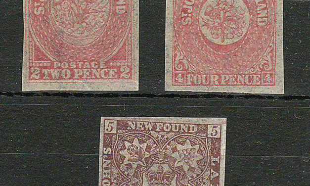 Newfoundland #17i, 18ii, 19i Fine+ Mint Watermarked trio $405.